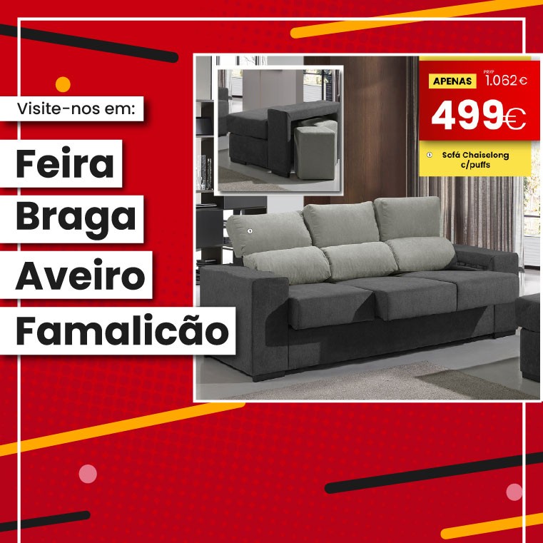 Sofá Chaise Milão