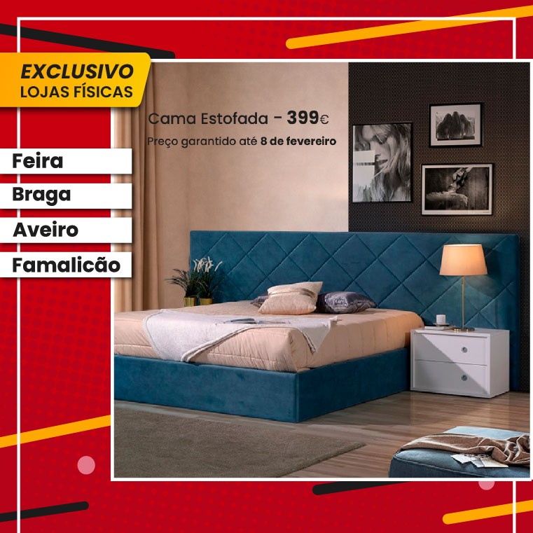 Cama Estofada Dama - VIP 15 200x160