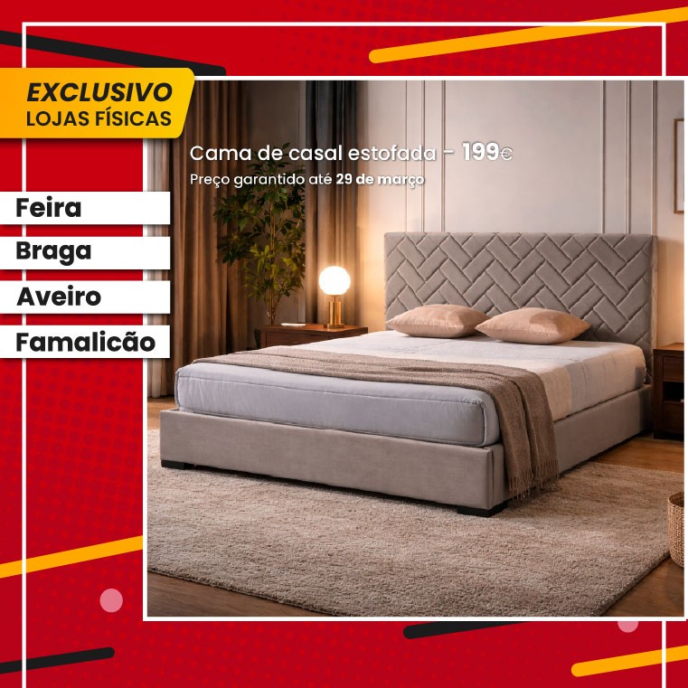 Cama Estofada Sonata - Elephant 195x150