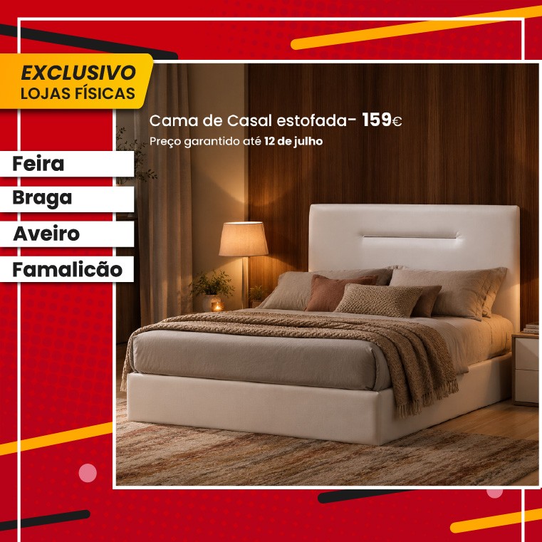 Cama Estofada Capital - Branco 190x140