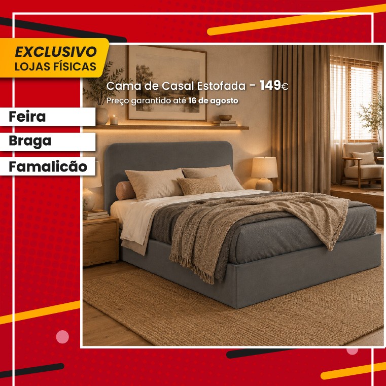 Cama Casal Bali Tecido Jazz Light Grey X190X140 F100 V4